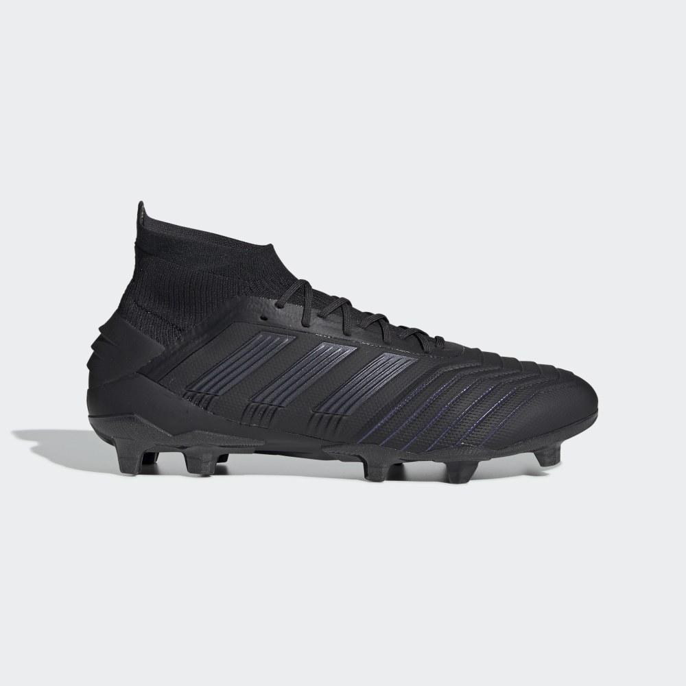 Adidas Men's Predator 19.1 Firm Ground Football Boots Black/Black Ireland F35609